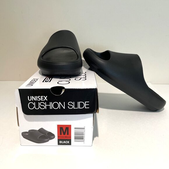 32 Degrees Cool Unisex Cushion Slide Size M (W 7.5-8.5, M 5.5-6.5) Black New - Picture 1 of 10